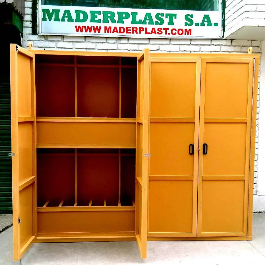 Mueble o Armario Industrial en Plástico • para Herramienta, Aseo, Insumos, image size:900x900
