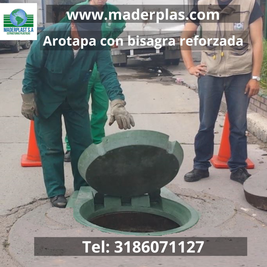 Tel: 3153206309 tapa bisagra de alcantarillado Maderplast
