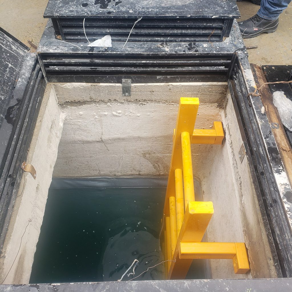 Escalera para tanque de agua 1