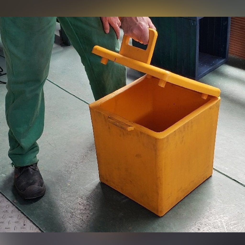 Caja prefabricada de inspección electrica puesta a tierra maderplast