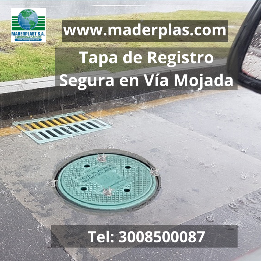 Maderplast Tapas de alcantarilla de 70 cms homologada Empresa de Acueducto de Bogotá Maderplast
